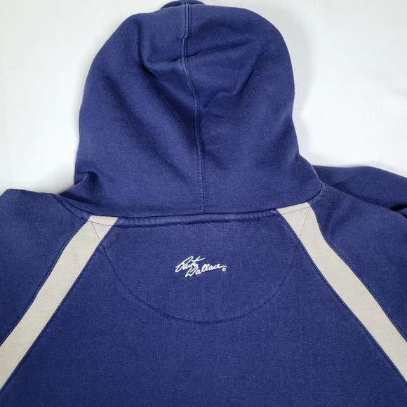 VINTAGE Rusty Wallace PIT Hoodie MILLER LITE #2 CAR Racing Chase Authen Size 2XL - Picture 9 of 11